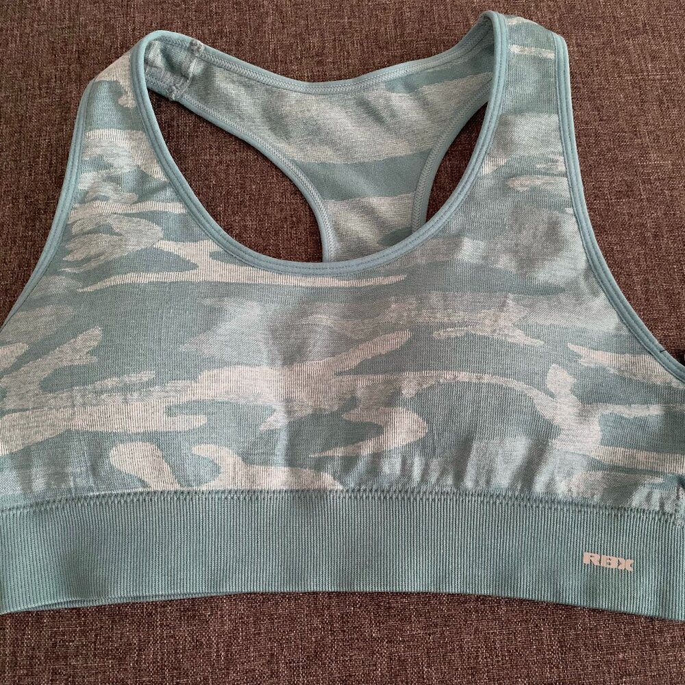 RBX Active Women's Racerback Low Impact Camo Sports Bra